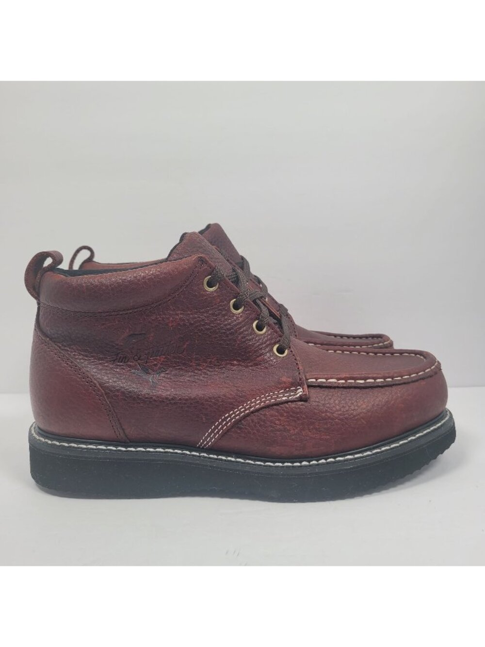 Fin & Feather Men's Brown Chukka Leather Boots US Size 9.5 E4